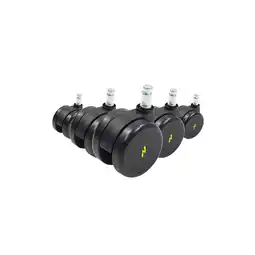 Netto Marken-Discount hjh OFFICE Stuhlrollen 5x ROLO ESD 11mm/65mm Metall, Kunststoff Angebot