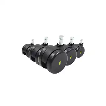 Netto Marken-Discount hjh OFFICE Stuhlrollen 5x ROLO ESD 11mm/65mm Metall, Kunststoff Angebot