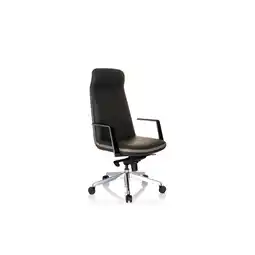Netto Marken-Discount hjh OFFICE Luxus Chefsessel ATMOS Kunstleder mit Armlehnen Angebot