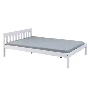 Netto Marken-Discount Inter Link Bettgestell Vilmar 140x200 cm Kiefer Massivholz - versch. Ausführugen - Weiss Angebot