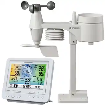 Netto Marken-Discount BRESSER WLAN-Farbwetterstation mit 5-in-1-Profi-Sensor weiß Angebot