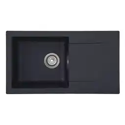 Netto Marken-Discount Respekta Mineralite Einbauspüle Denver 78x43,5 cm - Schwarz Angebot