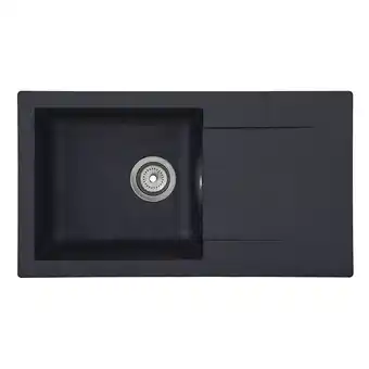 Netto Marken-Discount Respekta Mineralite Einbauspüle Denver 78x43,5 cm - Schwarz Angebot