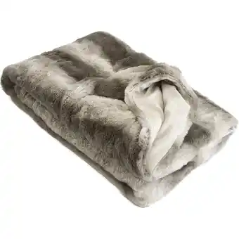 Netto Marken-Discount Kinzler Hochwertige Fellimitat Wohndecke Lupo, 150 x 200 cm Angebot