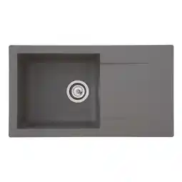 Netto Marken-Discount Respekta Mineralite Einbauspüle Denver 78x43,5 cm - Betongrau Angebot