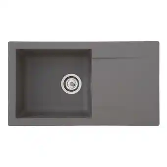 Netto Marken-Discount Respekta Mineralite Einbauspüle Denver 78x43,5 cm - Betongrau Angebot