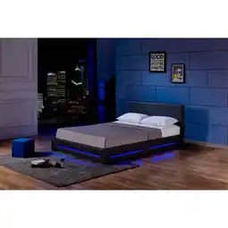 Netto Marken-Discount HOME DELUXE LED Bett Asteroid 140 x 200, Schwarz Angebot