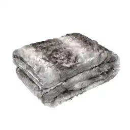 Netto Marken-Discount Kinzler Hochwertige Fellimitat-Wohndecke WOLF, 150 x 200 cm Angebot
