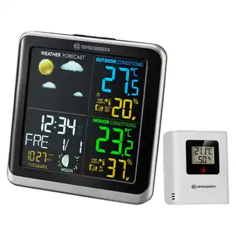 Netto Marken-Discount BRESSER ClimaTemp TB Wetterstation mit LCD-Farbdisplay Angebot