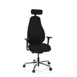 Netto Marken-Discount hjh OFFICE High End Bürostuhl RESISTIO Stoff mit Armlehnen (höhenverstellbar) Angebot