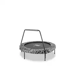 Netto Marken-Discount EXIT Tiggy Junior Trampoline ø140cm Schwarz + Griffstange Angebot