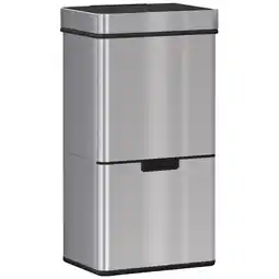 Netto Marken-Discount HOMCOM Sensor Mülleimer Edelstahl, ABS-Kunststoff Angebot