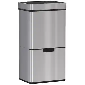Netto Marken-Discount HOMCOM Sensor Mülleimer Edelstahl, ABS-Kunststoff Angebot