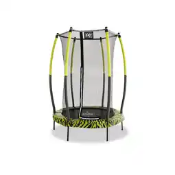 Netto Marken-Discount EXIT Tiggy Junior Trampoline ø140cm Lime + Sicherheitsnetz Angebot