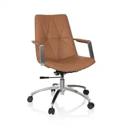 Netto Marken-Discount hjh OFFICE Home Office Bürostuhl SARANTO II Kunstleder mit Armlehnen Angebot