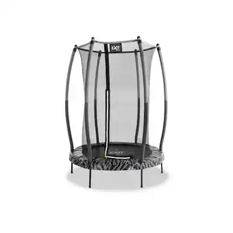Netto Marken-Discount EXIT Tiggy Junior Trampoline ø140cm Schwarz + Sicherheitsnetz Angebot