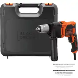 Netto Marken-Discount BLACK+DECKER Schlagbohrmaschine Schlagbohrmaschine BEH850K Angebot