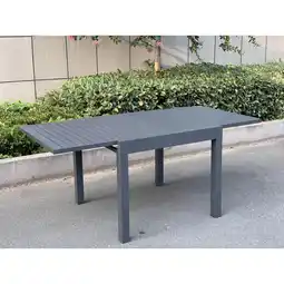 Netto Marken-Discount Alu Gartentisch 180x90cm Terrassentisch Balkontisch Esstisch Gartenmöbel Tisch Angebot