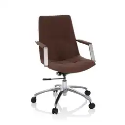 Netto Marken-Discount hjh OFFICE Home Office Bürostuhl SARANTO II Stoff mit Armlehnen Angebot