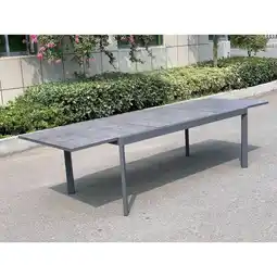 Netto Marken-Discount Alu Gartentisch 300x100cm Terrassentisch Balkontisch Esstisch Gartenmöbel Tisch Angebot