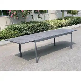 Netto Marken-Discount Alu Gartentisch 300x100cm Terrassentisch Balkontisch Esstisch Gartenmöbel Tisch Angebot