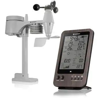 Netto Marken-Discount BRESSER WTW 5-in-1-Wetterstation in Holzoptik Angebot