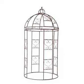 Netto Marken-Discount Metall Rosenbogen Rost Optik Tor Rankhilfe Rosen Rankgitter Garten Pavillon Angebot
