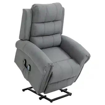 Netto Marken-Discount HOMCOM Massagesessel Leinen, Holz, Metall, Schaumstoff, PP Angebot