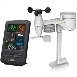 Netto Marken-Discount NATIONAL GEOGRAPHIC Colour-Display-Funk-Wetterstation 5-in-1 Angebot