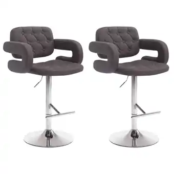 Netto Marken-Discount CLP 2er Set Barhocker Dublin Mit Stoff-Bezug I Höhenverstellbar Angebot
