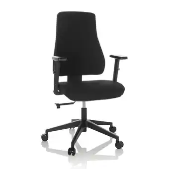Netto Marken-Discount hjh OFFICE Profi Bürostuhl MATHES Stoff mit Armlehnen (höhenverstellbar) Angebot