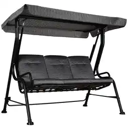 Netto Marken-Discount Outsunny Hollywoodschaukel Stahl, Texteline Angebot