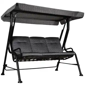 Netto Marken-Discount Outsunny Hollywoodschaukel Stahl, Texteline Angebot