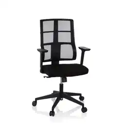Netto Marken-Discount hjh OFFICE Profi Bürostuhl SPINIO Stoff/Netzstoff mit Armlehnen (höhenverstellbar) Angebot