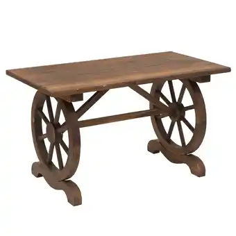 Netto Marken-Discount Outsunny Gartentisch Tannenholz Angebot