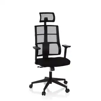 Netto Marken-Discount hjh OFFICE Profi Bürostuhl SPINIO PRO Stoff/Netzstoff mit Armlehnen (höhenverstellbar) Angebot
