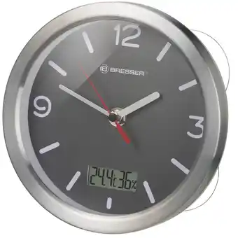 Netto Marken-Discount BRESSER MyTime Thermo-/Hygro Baduhr - grau Angebot