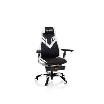Netto Marken-Discount hjh OFFICE Gamingstuhl GENIDIA ELITE PRO Kunstleder mit Armlehnen Angebot