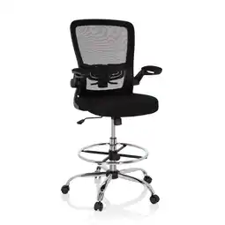 Netto Marken-Discount hjh OFFICE Counterstuhl VENDO WORK Stoff/Netzstoff mit Armlehnen Angebot