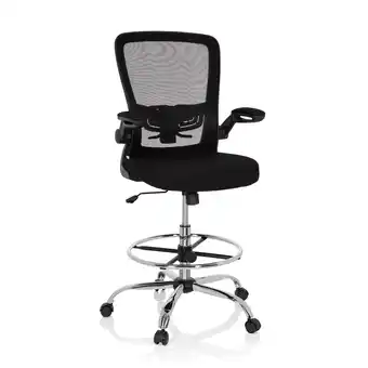 Netto Marken-Discount hjh OFFICE Counterstuhl VENDO WORK Stoff/Netzstoff mit Armlehnen Angebot