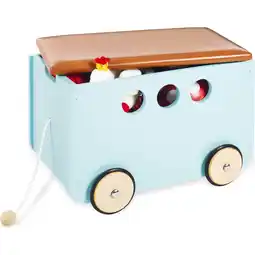 Netto Marken-Discount Pinolino Spielzeugkiste mit Rollen 'Jim', mint Angebot