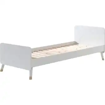Netto Marken-Discount Vipack BILLY - Einzelbett 90 x 200 cm, mit Lattenrost, lackiert, Satin Weiß Angebot