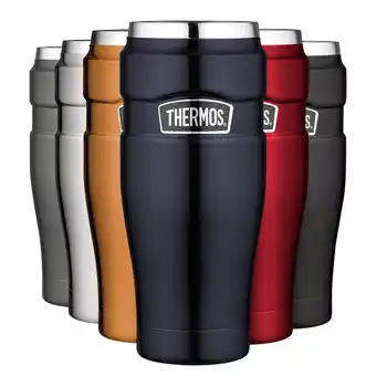 Netto Marken-Discount THERMOS Becher 0,47L Isolierbecher KFZ Auto Kaffee Camping Trinkbecher Edelstahl Farbe: Cranberry Angebot