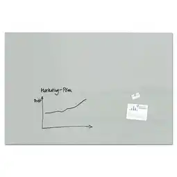 Netto Marken-Discount SIGEL GL231 Glas Whiteboard Artverum grau 180x120 cm Magnetboard Magnettafel Angebot