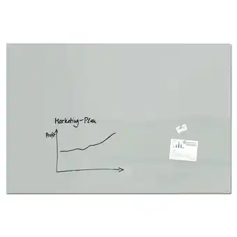 Netto Marken-Discount SIGEL GL231 Glas Whiteboard Artverum grau 180x120 cm Magnetboard Magnettafel Angebot