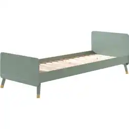 Netto Marken-Discount Vipack BILLY - Einzelbett 90 x 200 cm, mit Lattenrost, lackiert Olive Grün Angebot