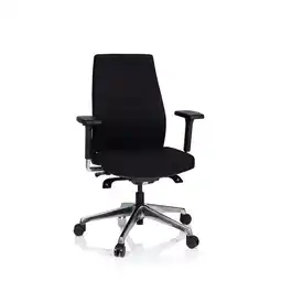 Netto Marken-Discount hjh OFFICE High End Bürostuhl SKAVE 300 Stoff mit Armlehnen (höhenverstellbar) Angebot