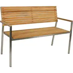 Netto Marken-Discount Teak Friesenbank Parkbank Gartenbank Holz Landhaus Bank Holzbank Garten Sitzbank Angebot