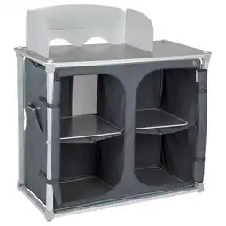 Netto Marken-Discount BO-CAMP Quick Up Camping Reise Küche Küchen Box Zelt Falt Schrank Windschutz Alu Angebot