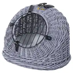 Netto Marken-Discount PawHut Katzenhaus Weidenrute, Plüsch, PP-Baumwolle, Metall Angebot